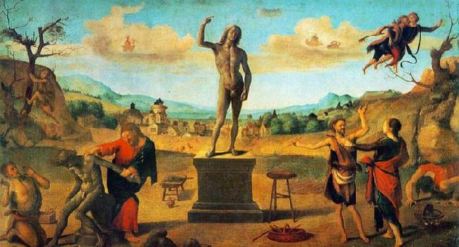 Piero di Cosimo The Myth of Prometheus oil painting image